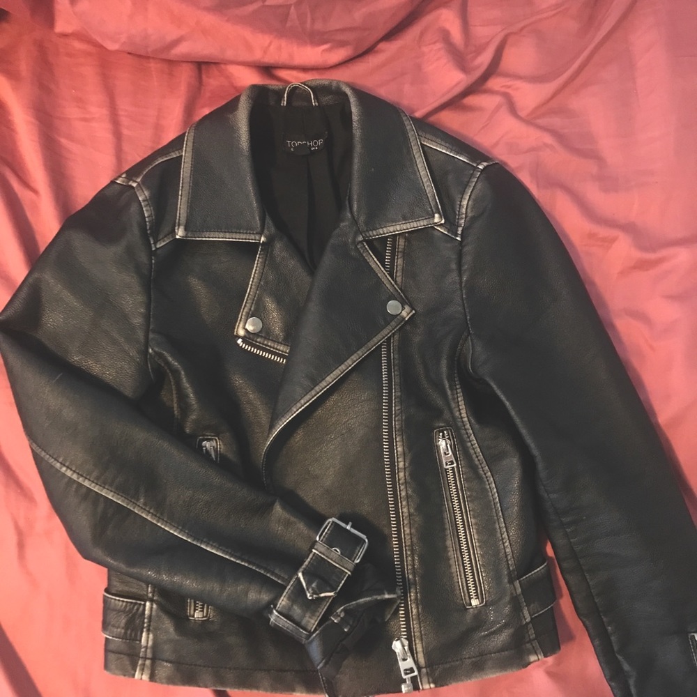 Topshop Leather Jacket